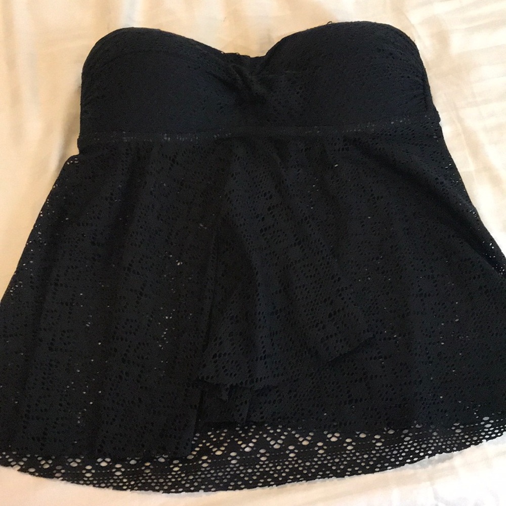 Lace Bandeau tankini top